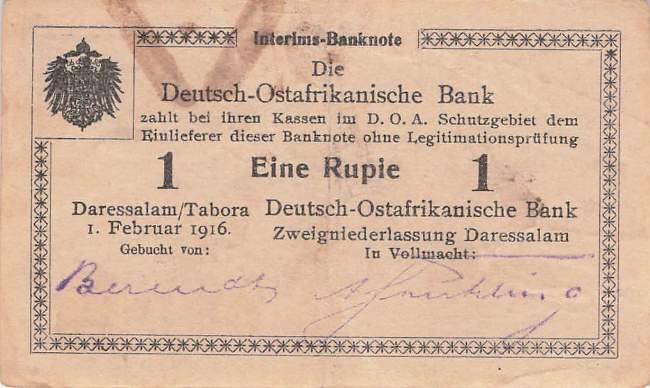 1 Rupie 1916 P2